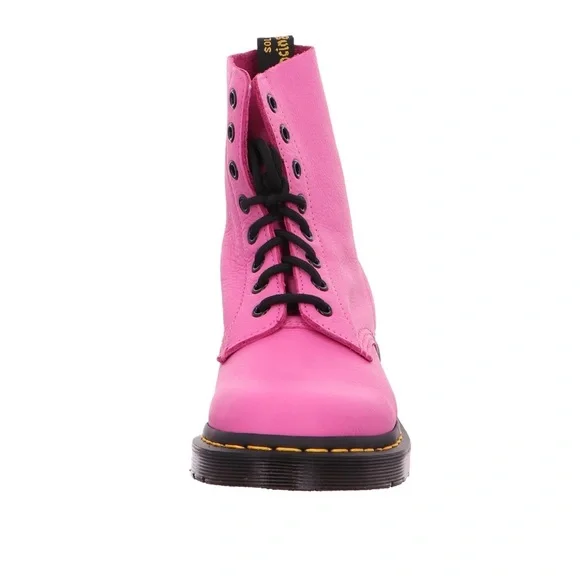 Dr. Martens 1460 Size 8 Pink Pascal Virginia Leather Boots women’s shoes - Picture 2 of 15